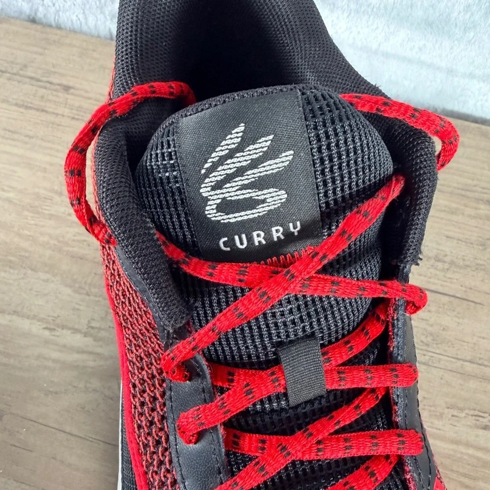 Under Armour Curry 3Zer0 24‎ Basketball Shoes Red Black 3027626-003 Mens Size 9